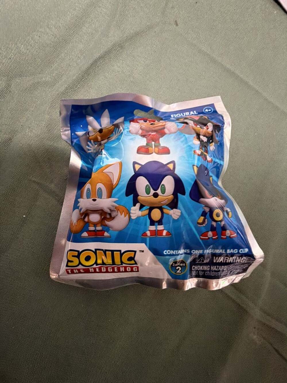 Sonic The Hedgehog Figural Bag Clip Series 2 Blind Bag
